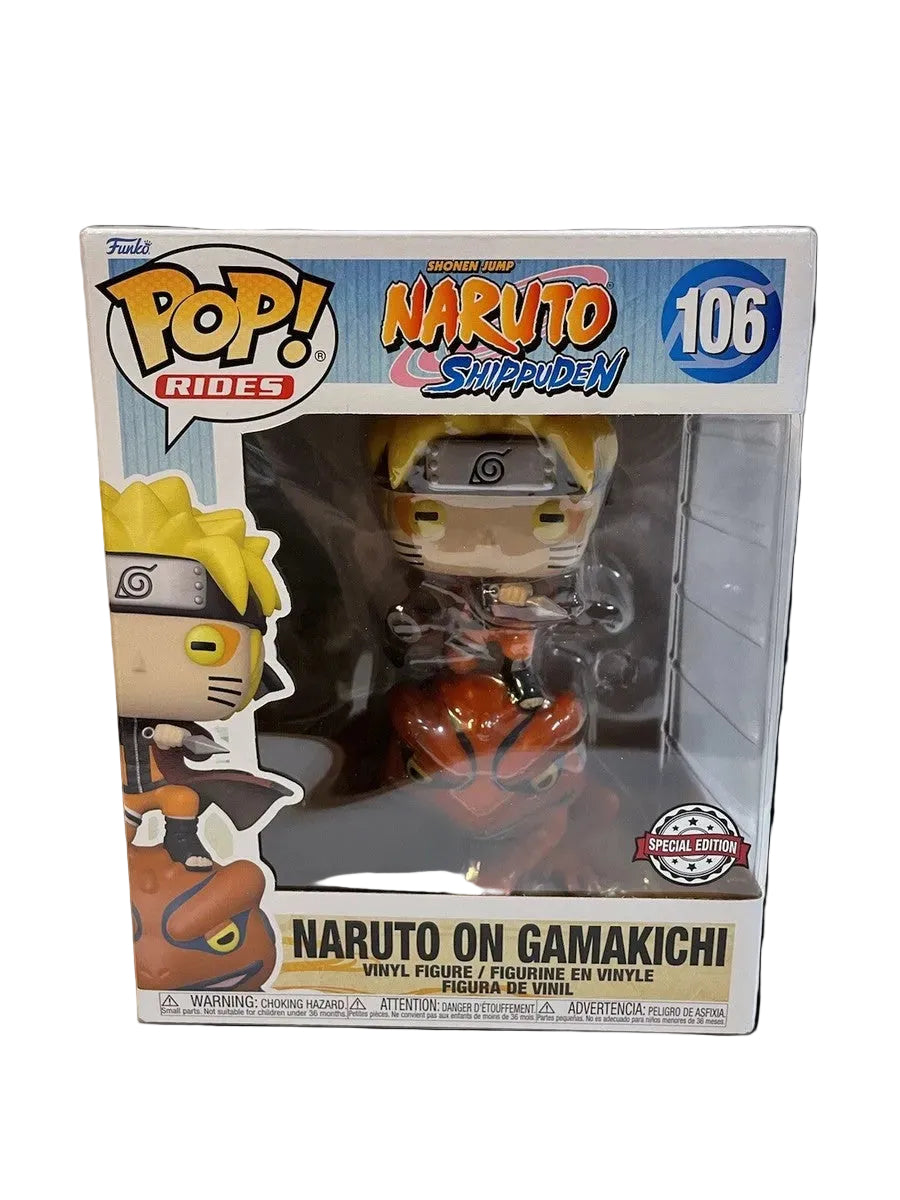 Funko Pop! Naruto Shippuden: Naruto on Gamakichi (Special Edition) #106