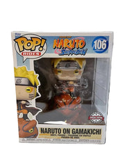 Funko Pop! Naruto Shippuden: Naruto on Gamakichi (Special Edition) #106