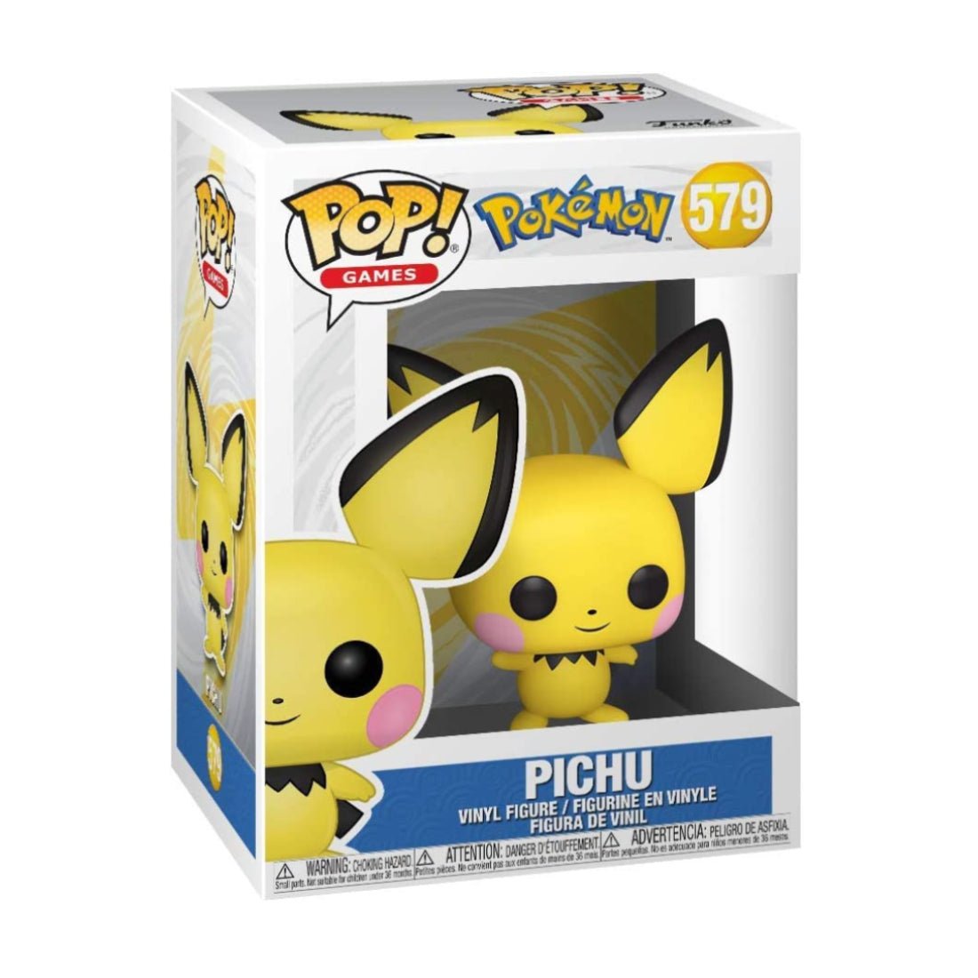 Funko Pop Pokemon Pichu number 579 boxed figure