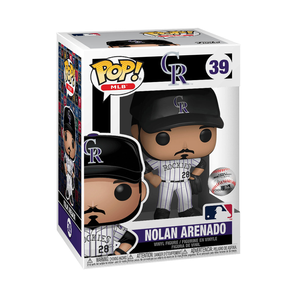 Funko Pop! MLB Colorado Rockies: Nolan Arenado #39 (minor box damage)