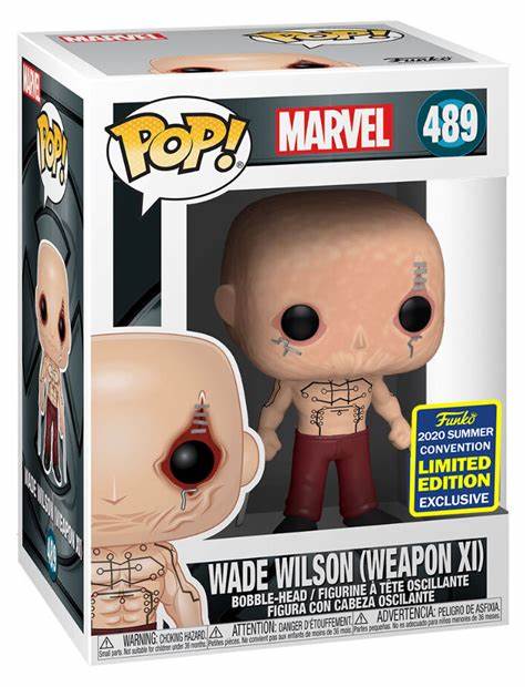 Funko Pop! X-men Origins Wolverine: Wade Wilson (Weapon XI) [2020 Summer Convention] #489
