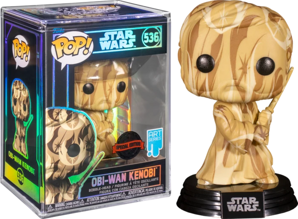 Funko Pop! Star Wars: Obi-Wan Kenobi (Art Series) (Special Edition) #536 (hard stack included)