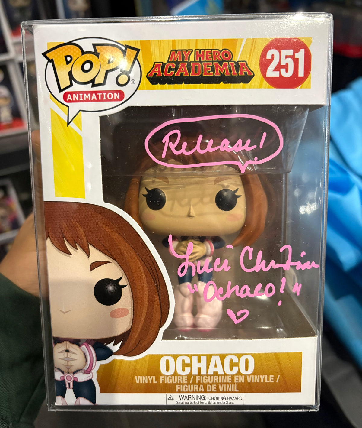Funko Pop! Ochaco (Signed by Luci Christian - COA) #251