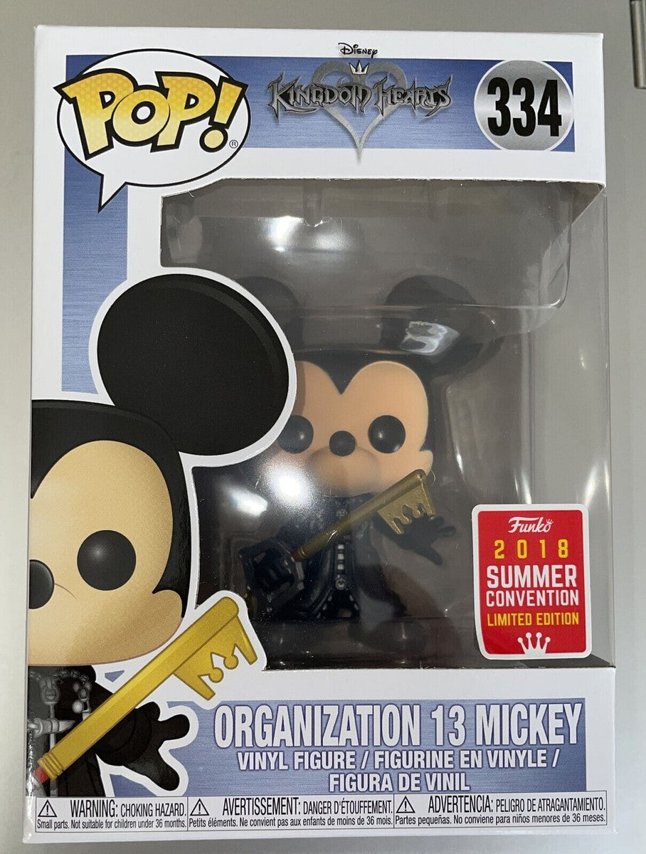 Funko Pop! Organization 13 Mickey (2018 Summer Convention) #334