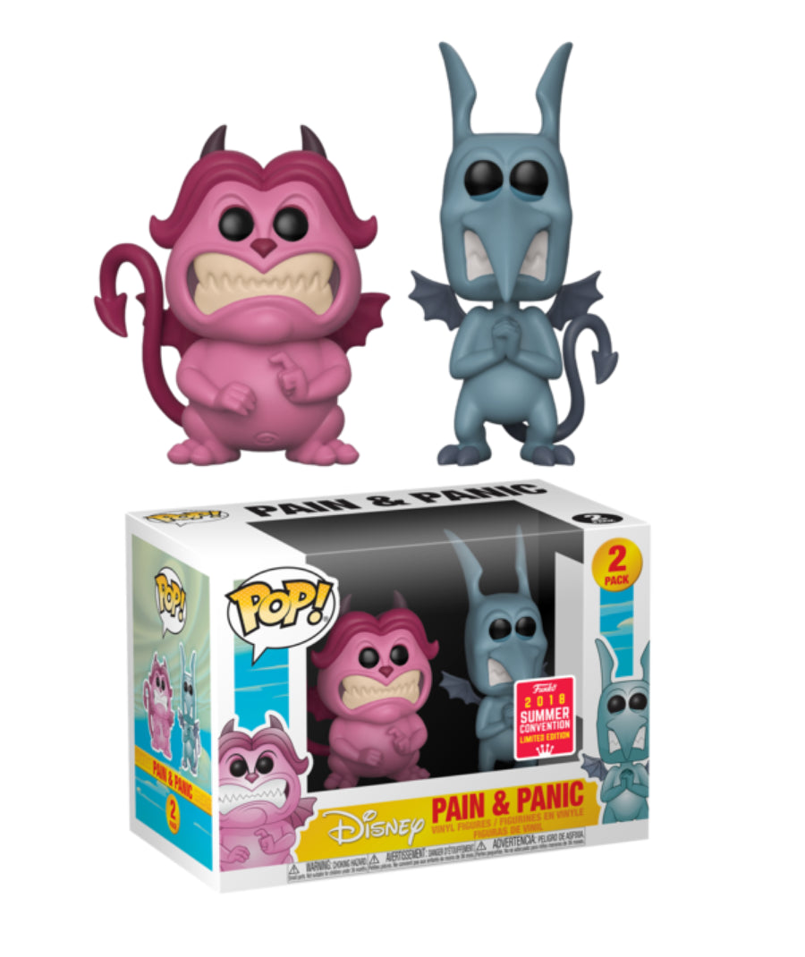 Funko Pop! Hercules: Pain & Panic (2018 Summer Convention) [2-Pack]