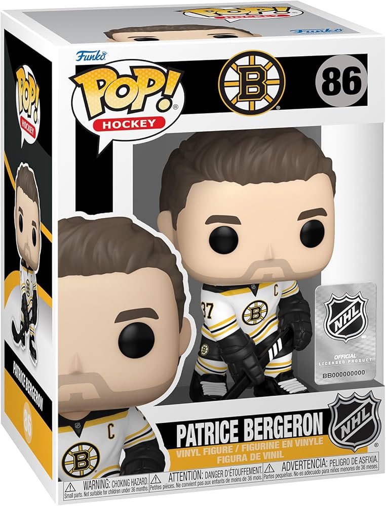 Funko Pop! Boston Bruins: Patrice Bergeron #86