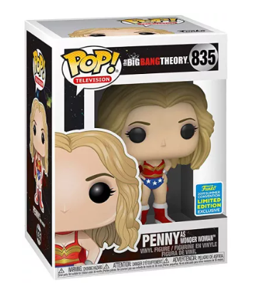 Funko Pop!  The Big Bang Theory  #835 Penny As Wonder Woman