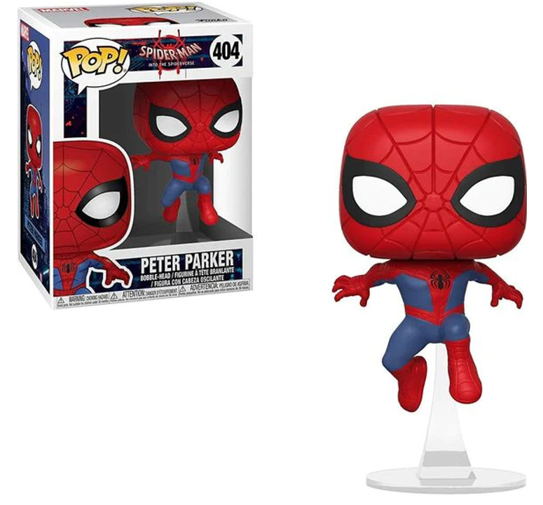 Funko Pop! Marvel: Spider-Man Into The Spider-Verse Peter Parker #404