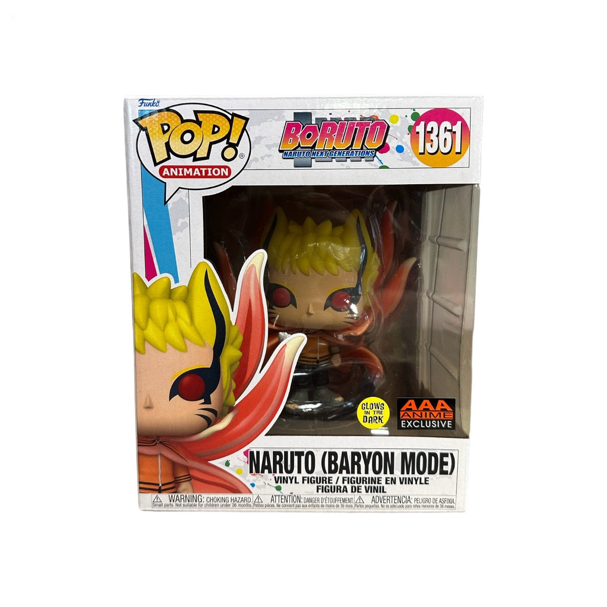 Funko Pop! Boruto: Naruto (Baryon Mode) (Glow) (AAA Anime Exclusive) #1361