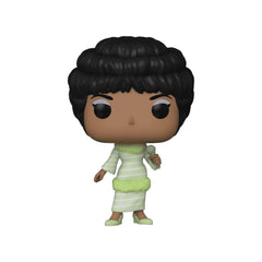 Boxed Funko Pop Rocks Aretha Franklin in green dress number 365