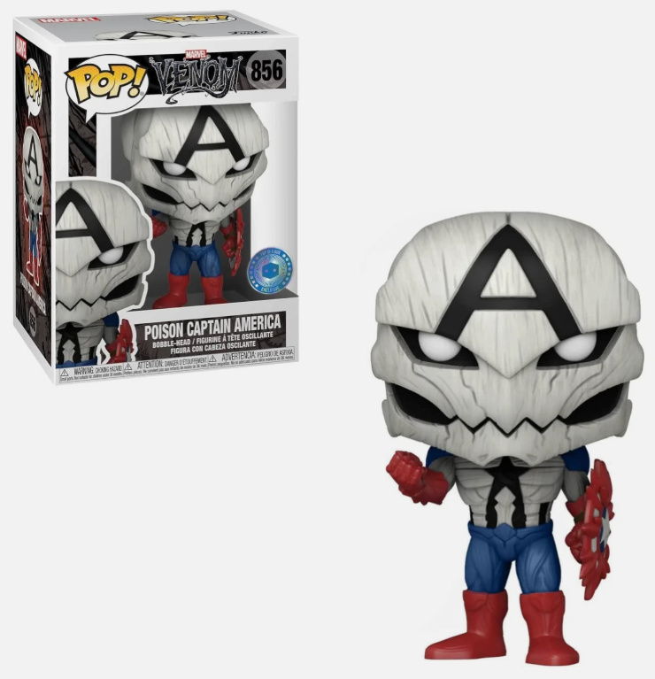 Funko POP! Venom: Poison Captain America (Pop In A Box) #856