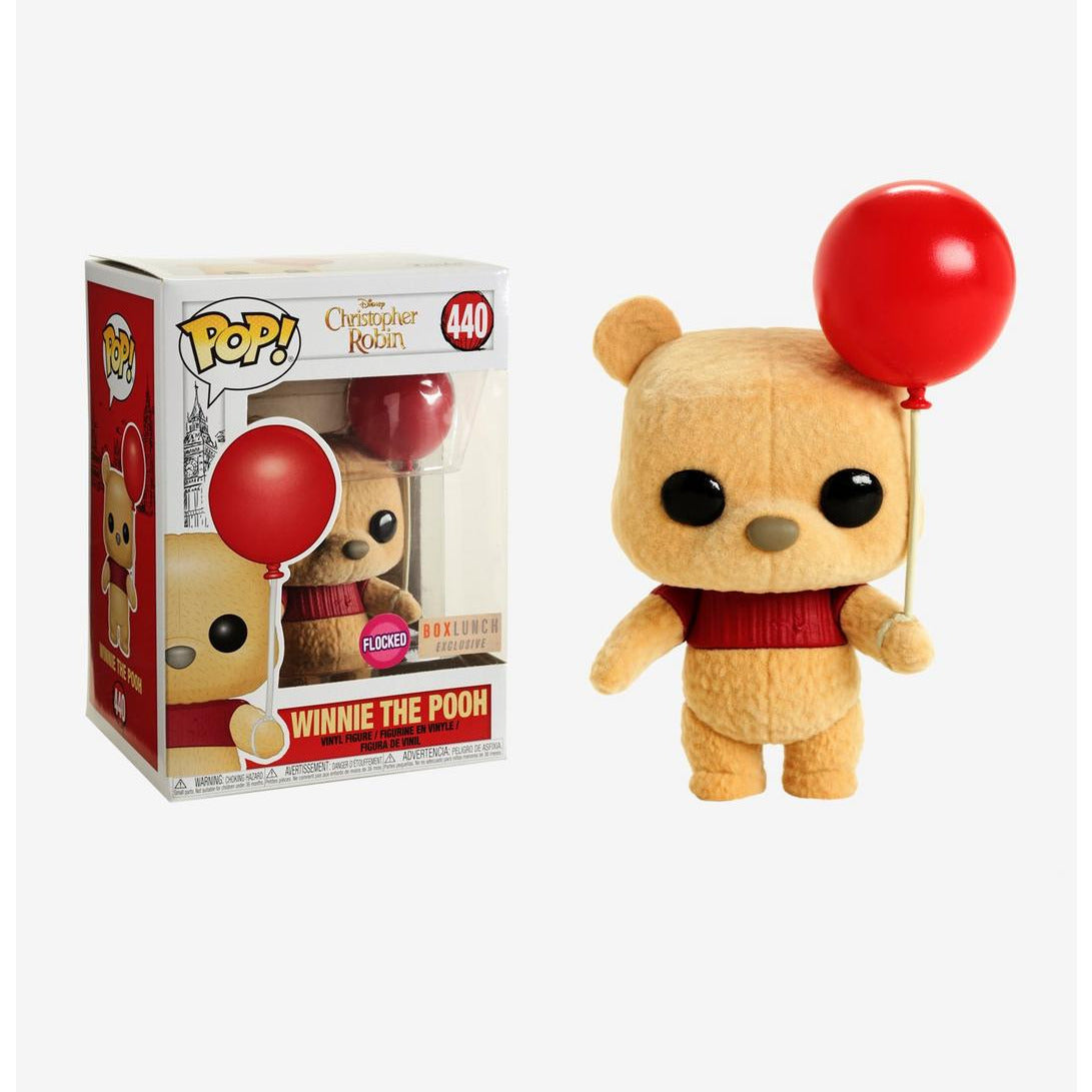Funko Pop! Christopher Robin: Winnie the Pooh (Flocked) (BoxLunch Exclusive) #440