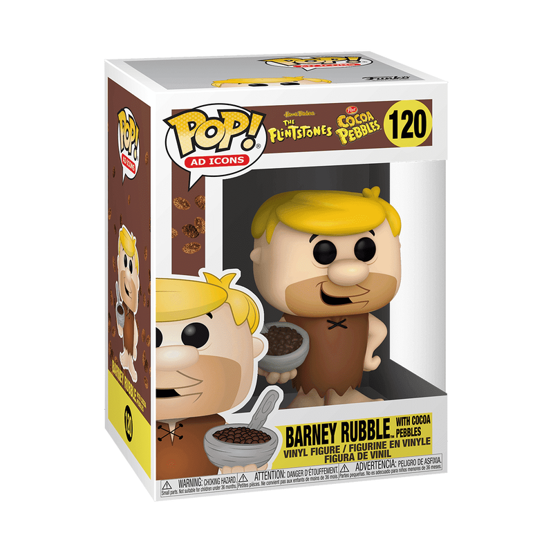 Funko Pop! Barney Rubble with Cocoa Pebbles #120