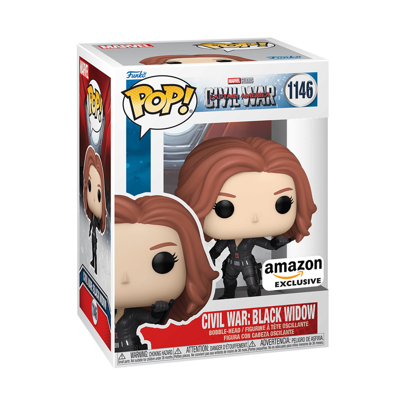 Funko Pop! Civil War: Black Widow (Amazon Exclusive) #1146