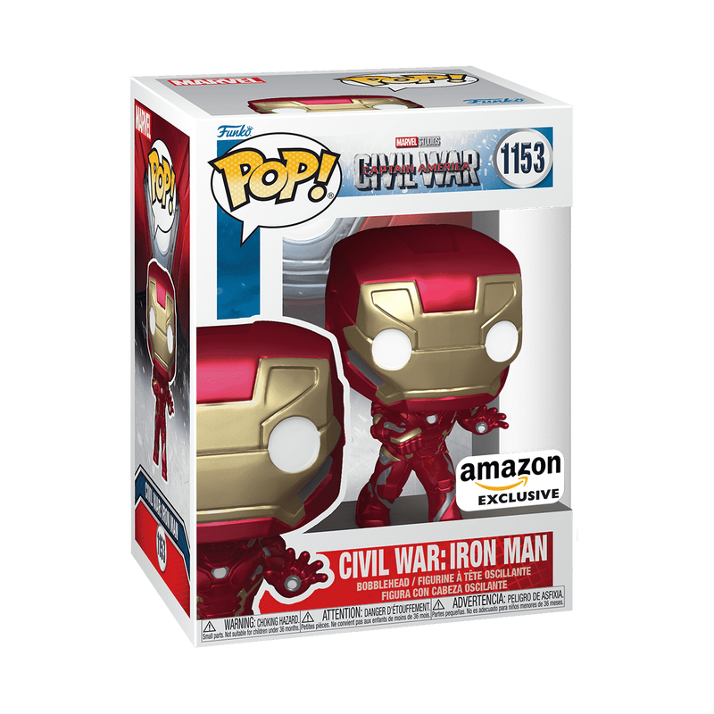 Funko Pop! Civil War: Iron Man (Amazon Exclusive) #1153