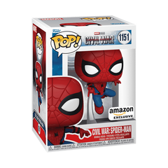 Funko Pop! Civil War: Spider-Man (Amazon Exclusive) #1151