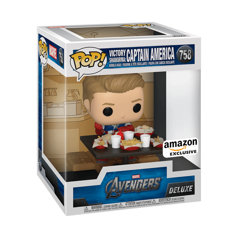 Funko Pop! Avengers: Victory Shawarma Captain America ( Amazon Exclusive) #758