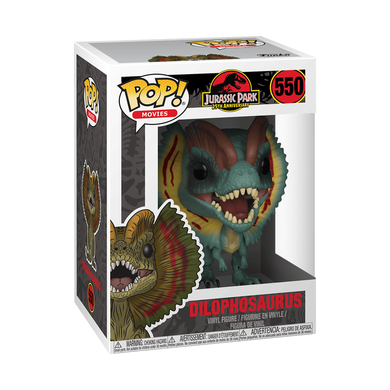 Funko Pop! Jurassic Park: Dilophosaurus #550 (Minor Box Damage)
