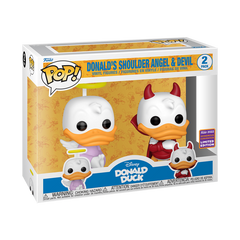 Funko Pop! Donald's Shoulder Angel & Devil (2 Pack) [2022 Wondrous Convention]