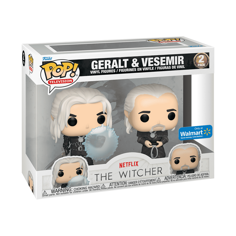 Funko Pop! Geralt & Vesemir (Walmart Exclusive) [2-Pack]