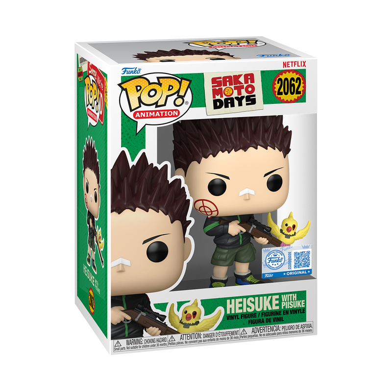 Funko Pop! Sakamoto Days: Heisuke with Piisuke (Special Edition) #2062
