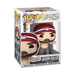 Funko Pop! Jason Kelce #82 (comes pre-packaged in a UV Premium Plastic Pop! Protector.)