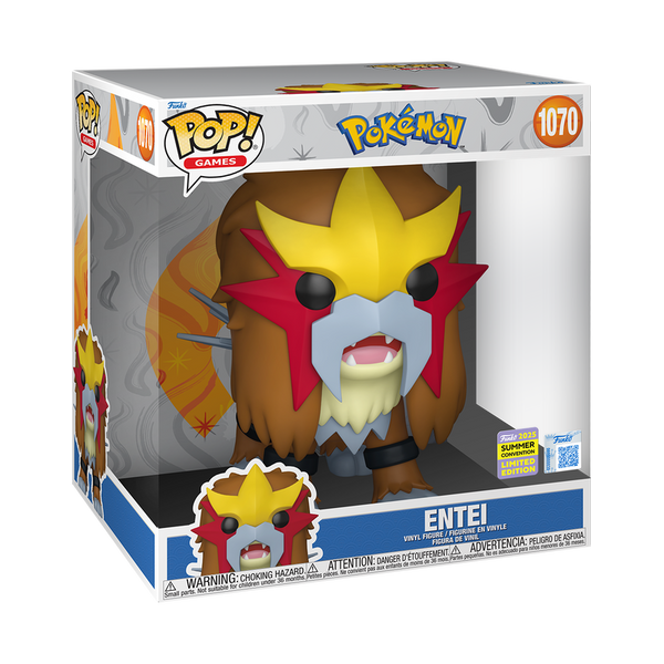 Funko Pop! Jumbo - Pokemon: Entei (2025 Summer Convention) #1070