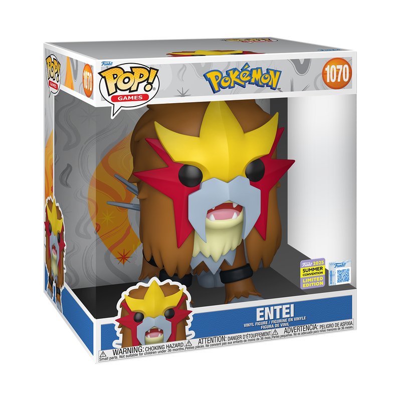 Funko Pop! Jumbo - Pokemon: Entei (2025 Summer Convention) #1070