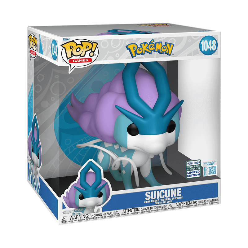 Funko Pop! Jumbo - Pokemon: Suicune (2025 Wondrous Convention) #1048