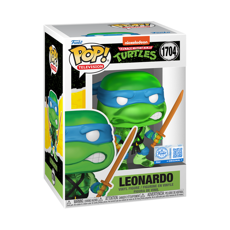 Funko Pop! Teenage Mutant Ninja Turtles: Leonardo (Translucent Green) (Special Edition) #1704