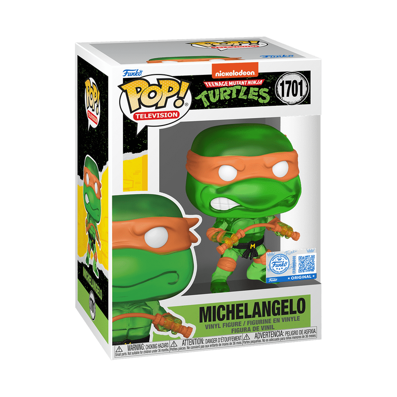 Funko Pop! Teenage Mutant Ninja Turtles: Michelangelo (Translucent Green) (Special Edition) #1701