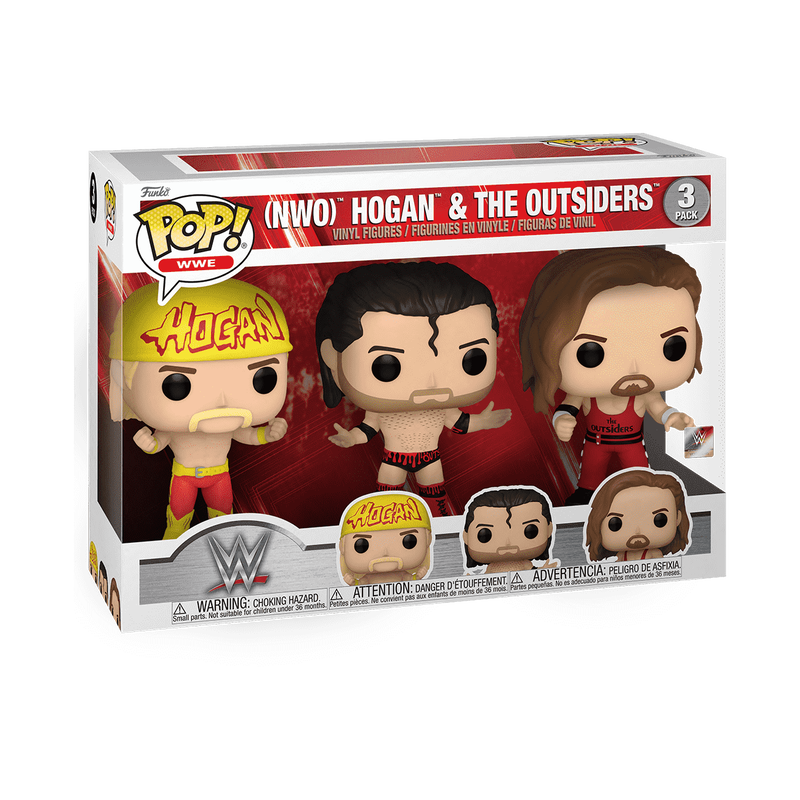Funko Pop! WWE: (NWO) Hogan & The Outsiders (3-Pack)