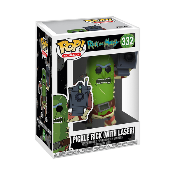 Funko Pop! Rick and Morty: Pickle Rick (with laser) #332