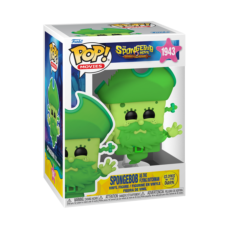Funko Pop! The Spongebob Movie Search for Squarepants: Spongebob as the flying Dutchman (Glows) #1943