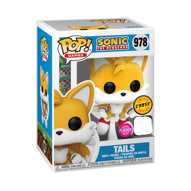 Funko Pop! Tails (Flocked) [Chase] #978