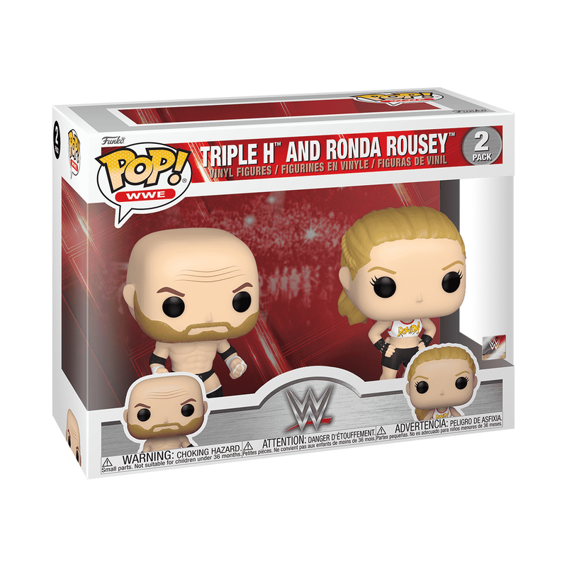 Funko Pop! Triple H and Ronda Rousey (2-Pack)