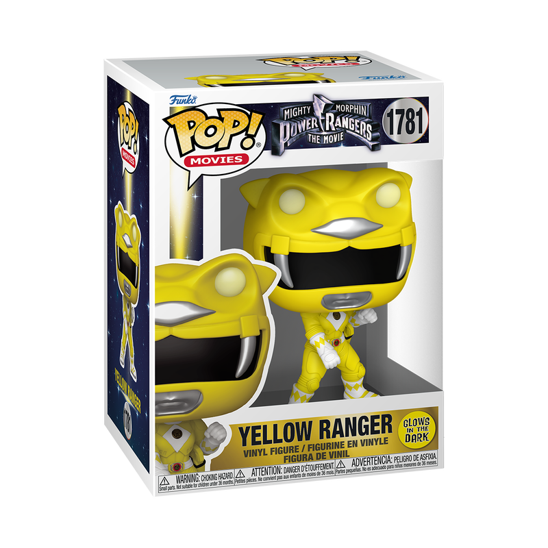 Funko Pop! Mighty Morphin Power Rangers The Movie - Yellow Ranger (Glows in the Dark) #1781