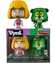 Funko Vynl Masters of The Universe Prince Adam and Cringer