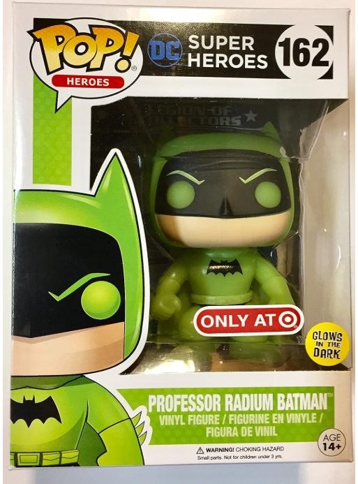 Funko POP Professor Radium Batman 162 Glow in the Dark Target Exclusive GITD