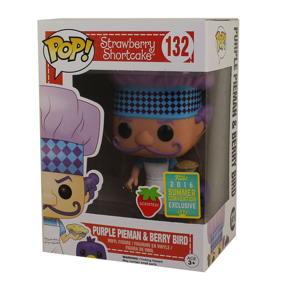 Funko Pop! Strawberry Shortcake: Purple Pieman & Berry Bird (Scented) (2016 Summer Convention) #132 (little box damage)