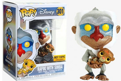 Funko POP! Diamond Collection - Disney [#301] - Rafiki with Simba - Hot Topic Exclusive!