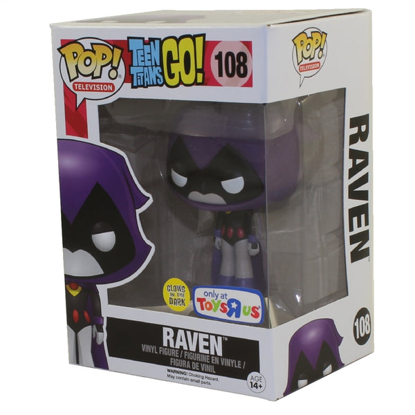 Funko Pop! Teen Titans Go!: Raven (Glows) [Toys R Us Exclusive] #108