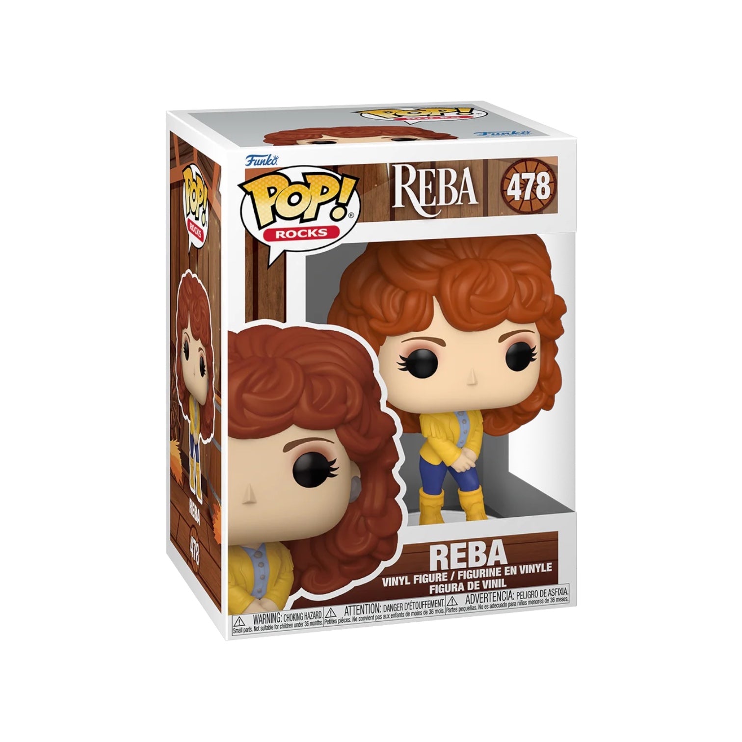 Funko Pop! Reba McEntire: Reba (It's Your Call) #478 in retail box