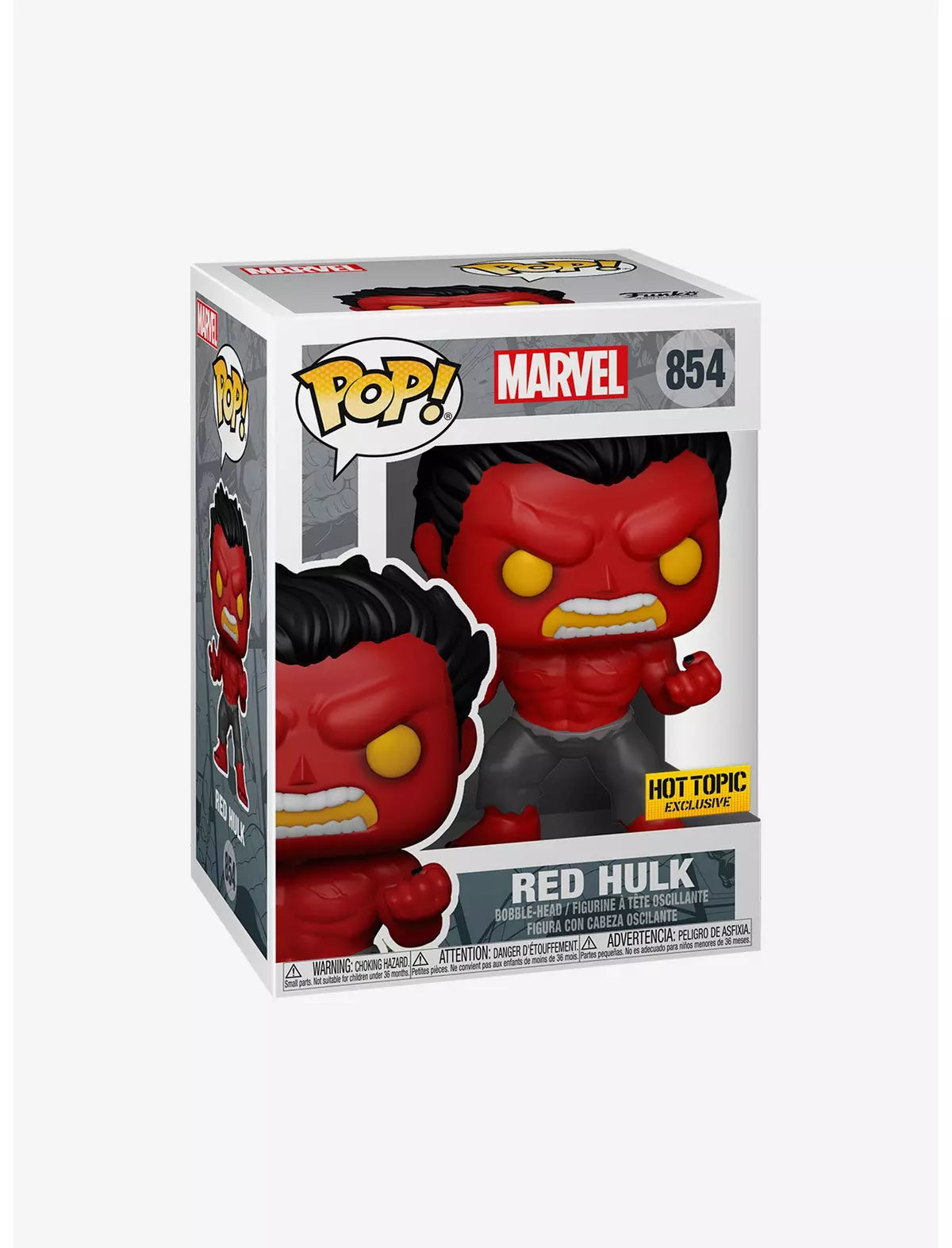 Funko Pop! Red Hulk (Hot Topic Exclusive) #854