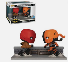 RED HOOD VS DEATHSTROKE PX PREVIEWS EXCLUSIVE FUNKO POP MOMENT DC 336