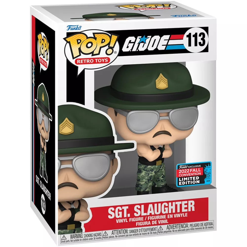 Funko Pop! G.I. Joe: Sgt. Slaughter (2022 Fall Convention) #113