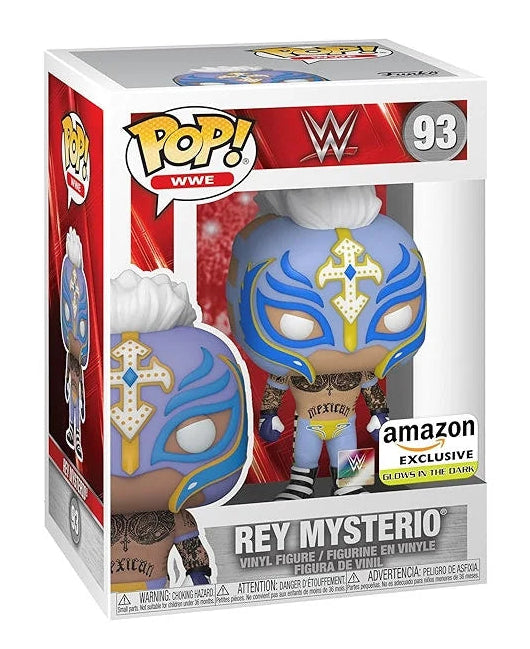 Funko Pop! WWE: Rey Mysterio (Amazon Exclusive, Glow) #93