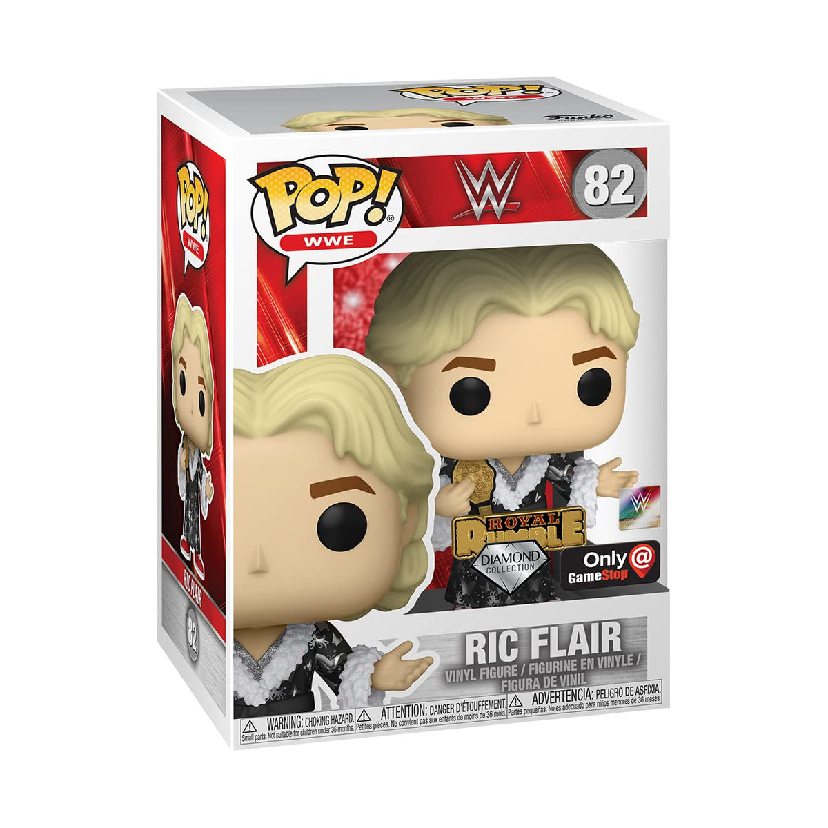 Funko Pop! WWE: Ric Flair (Diamond Collection) [GameStop Exclusive] #82