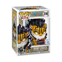 Funko Pop! One Piece: Rob Lucci (2025 NYC Comic Con) #2140 [PopShield Armor Premium Hard Protector Included]