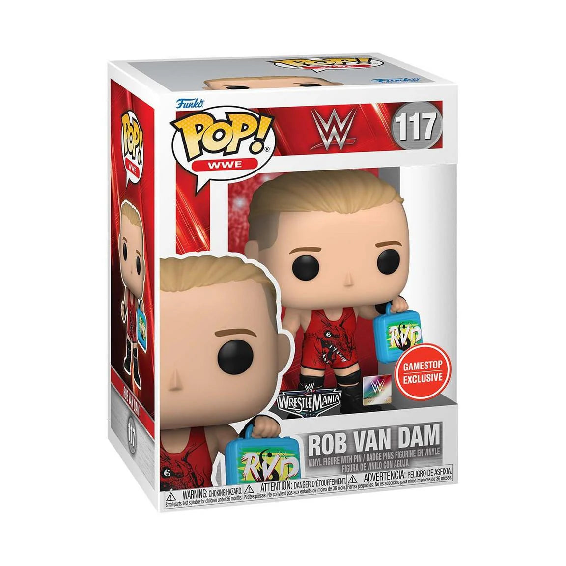 Funko Pop! WWE: Rob Van Dam (GameStop Exclusive) #117